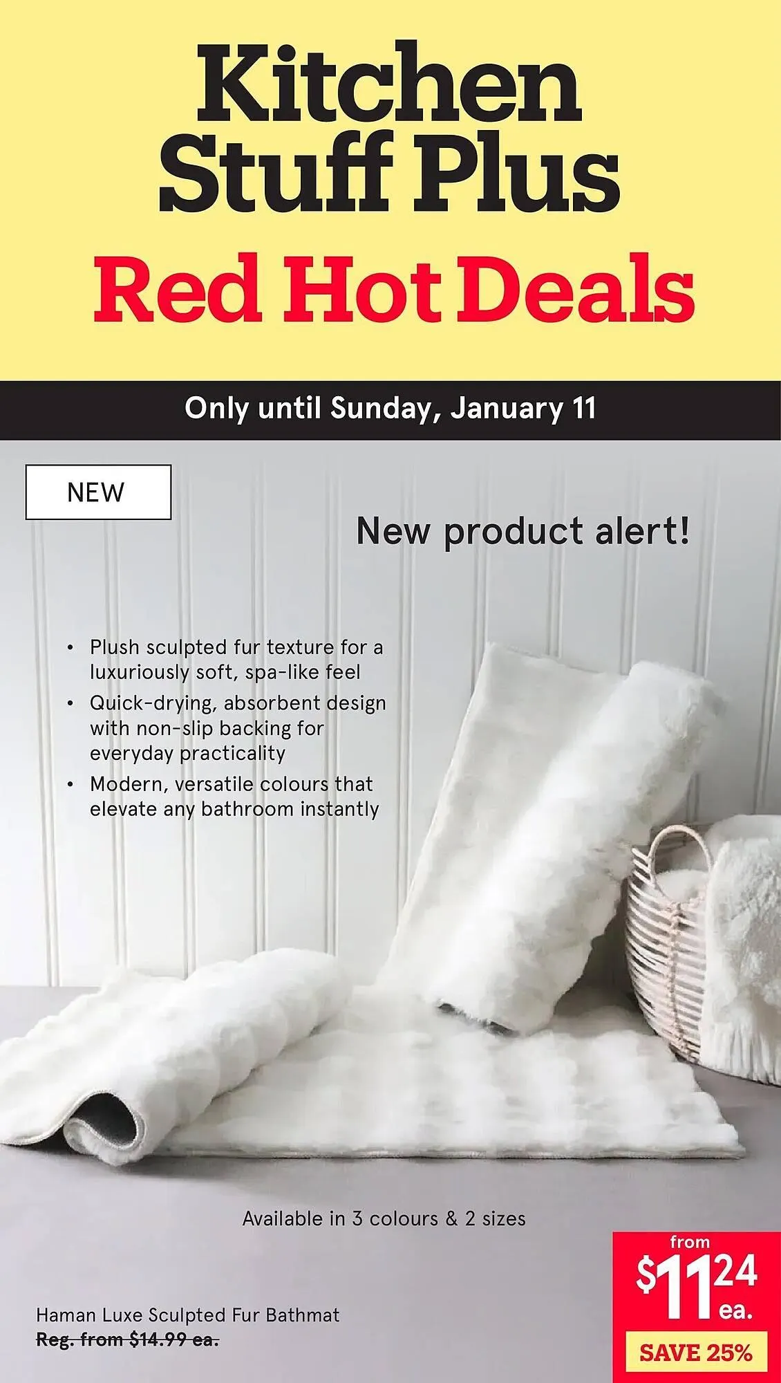 Kitchen Stuff Plus flyer from January 5 to January 12 2026 - flyer page 1