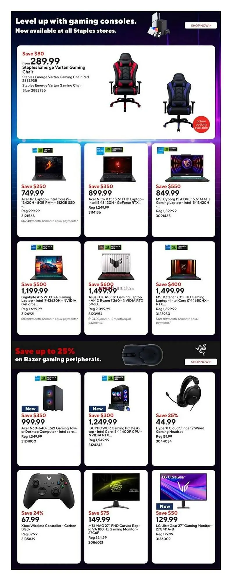 Staples flyer from November 20 to November 27 2025 - flyer page 6