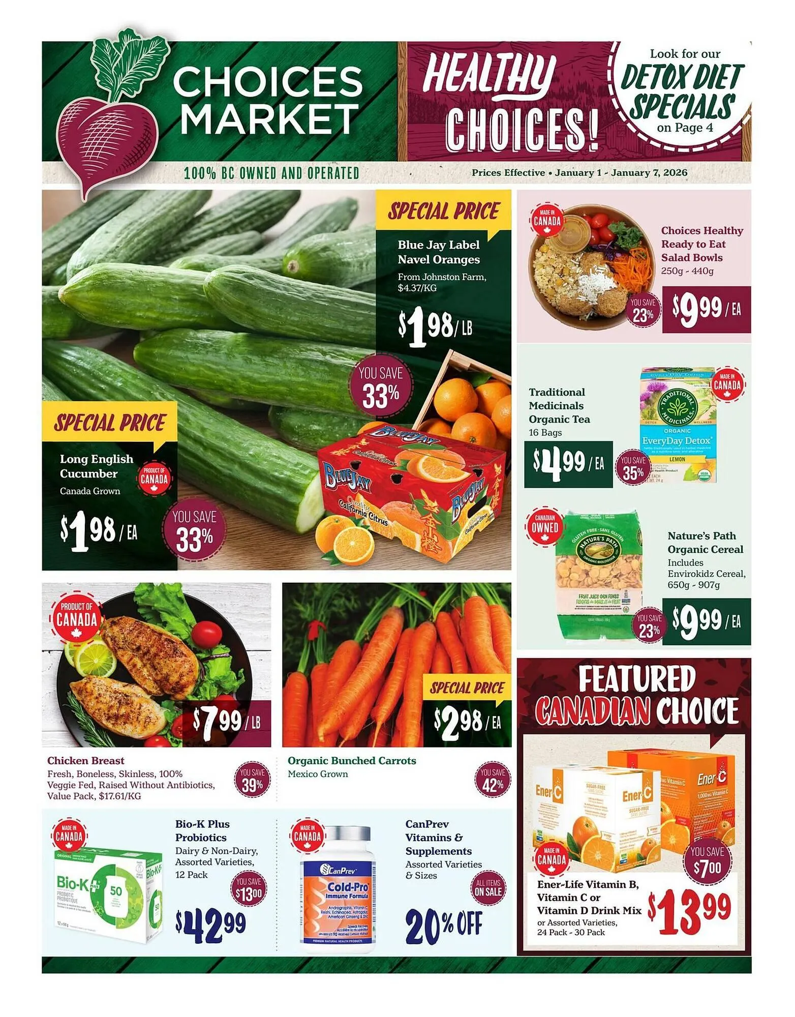 Choices Market flyer from January 1 to January 7 2026 - flyer page 1