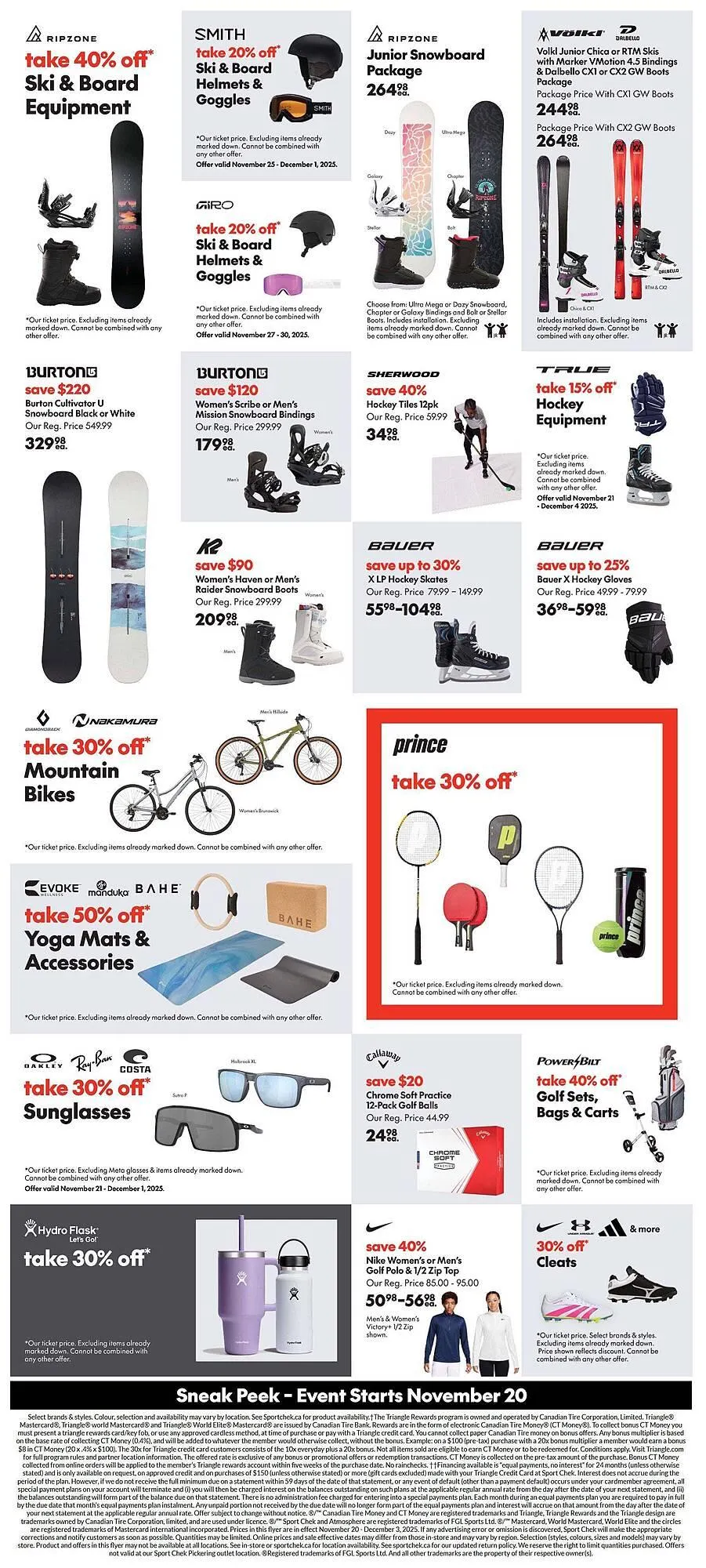 Sport Chek flyer from November 20 to December 4 2025 - flyer page 4