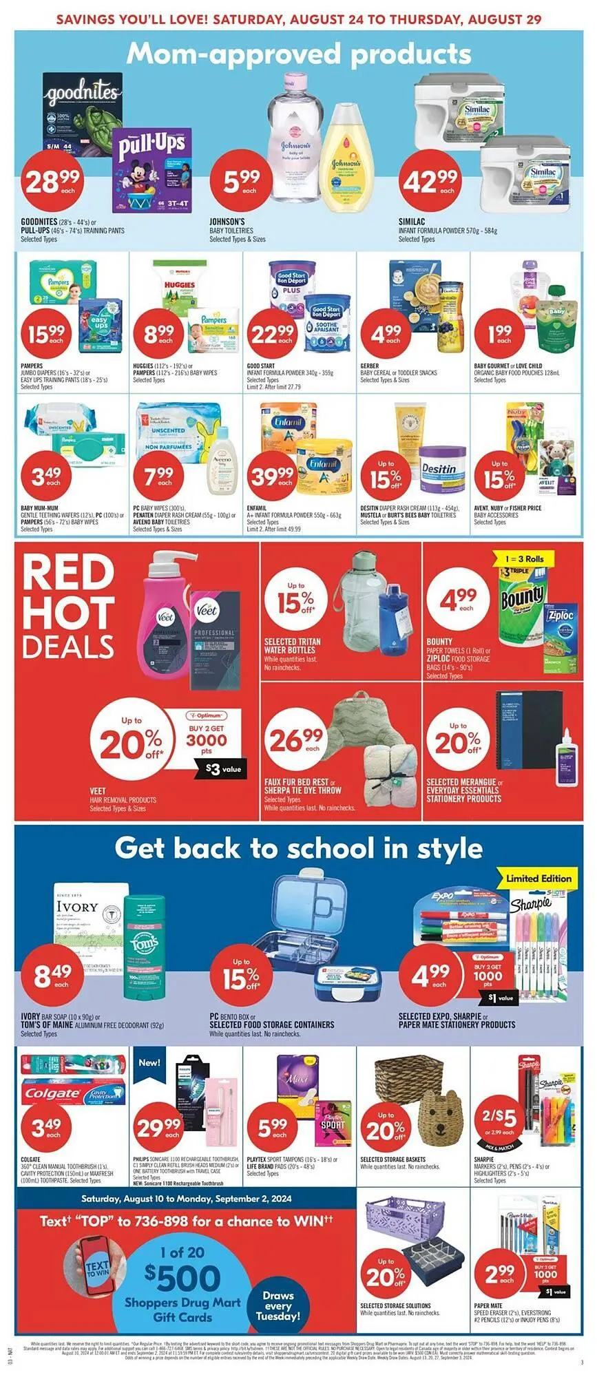 Shoppers Drug Mart flyer from August 22 to September 12 2024 - flyer page 14