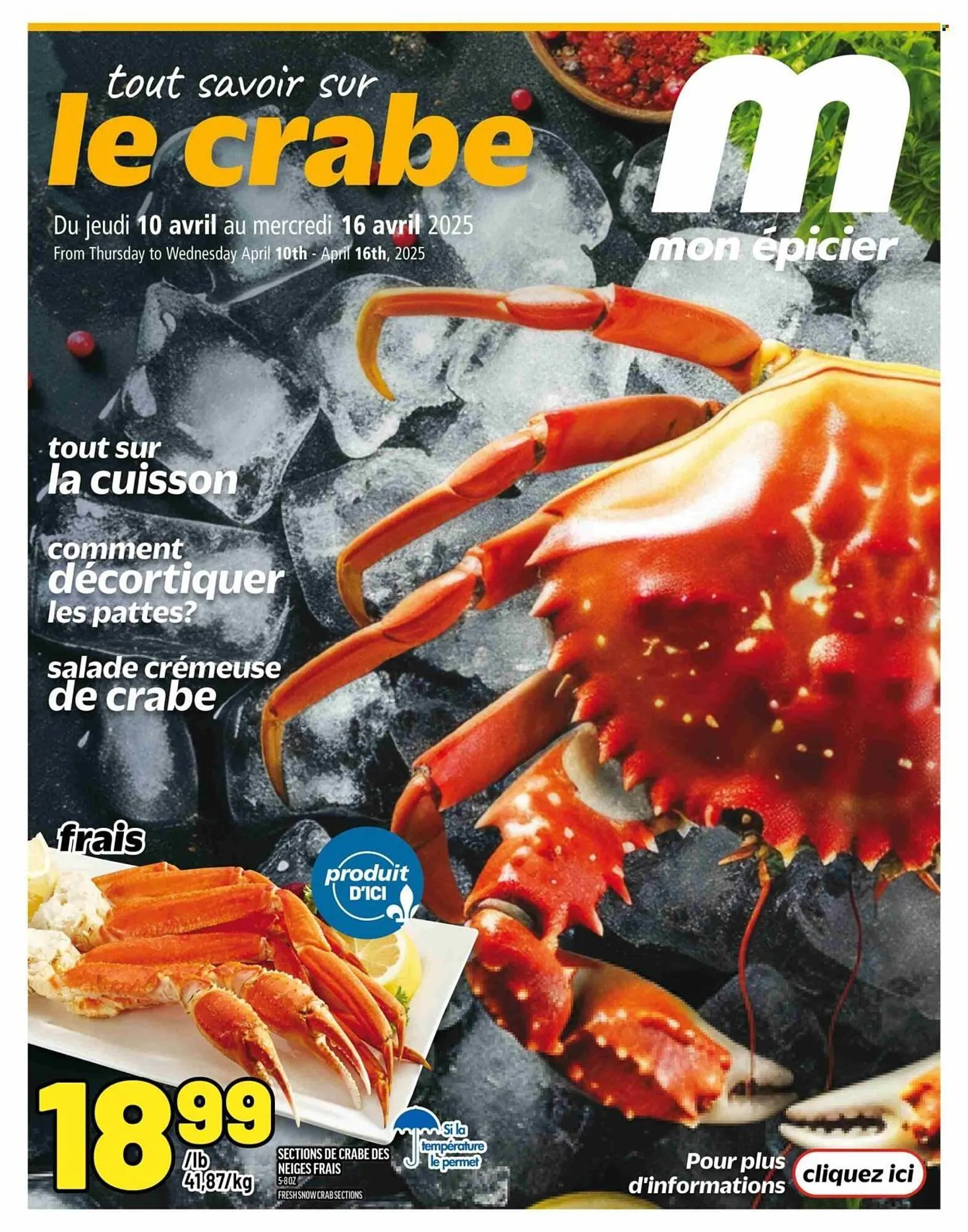 Metro flyer from April 10 to April 16 2025 - flyer page 1