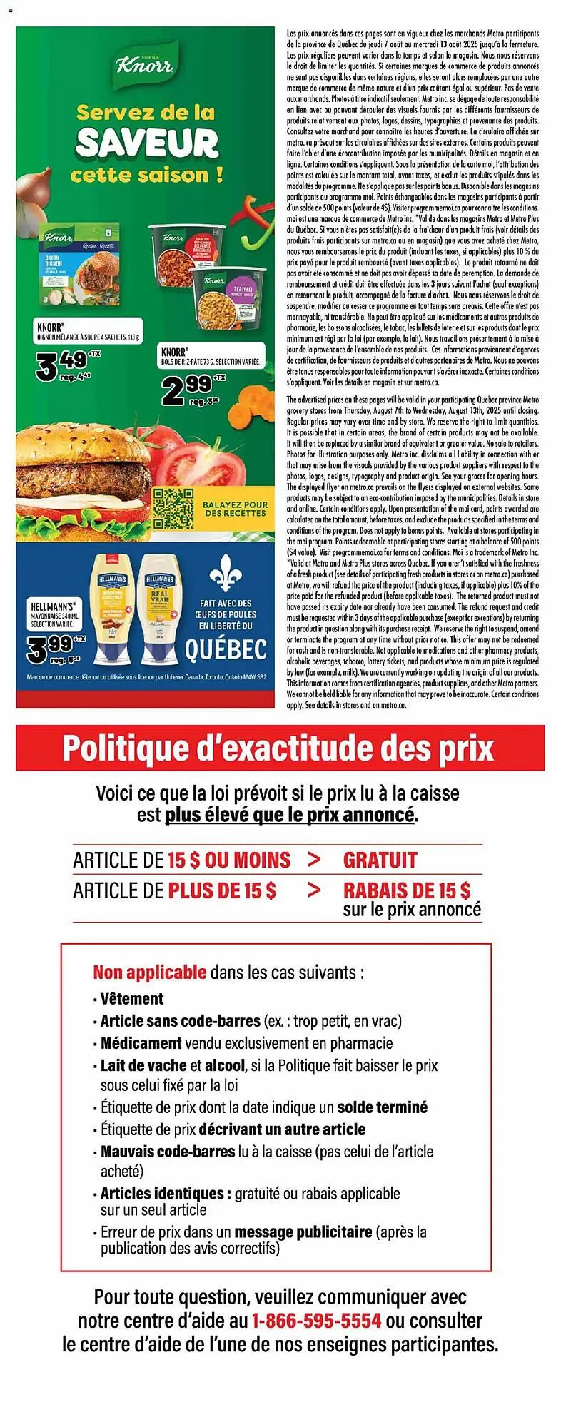 Metro flyer from August 7 to August 13 2025 - flyer page 23