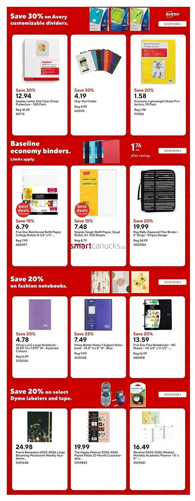 Staples flyer from August 22 to August 28 2025 - flyer page 10