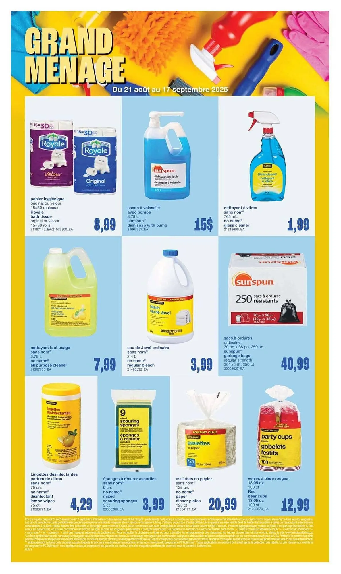 Wholesale Club flyer from September 11 to September 18 2025 - flyer page 3