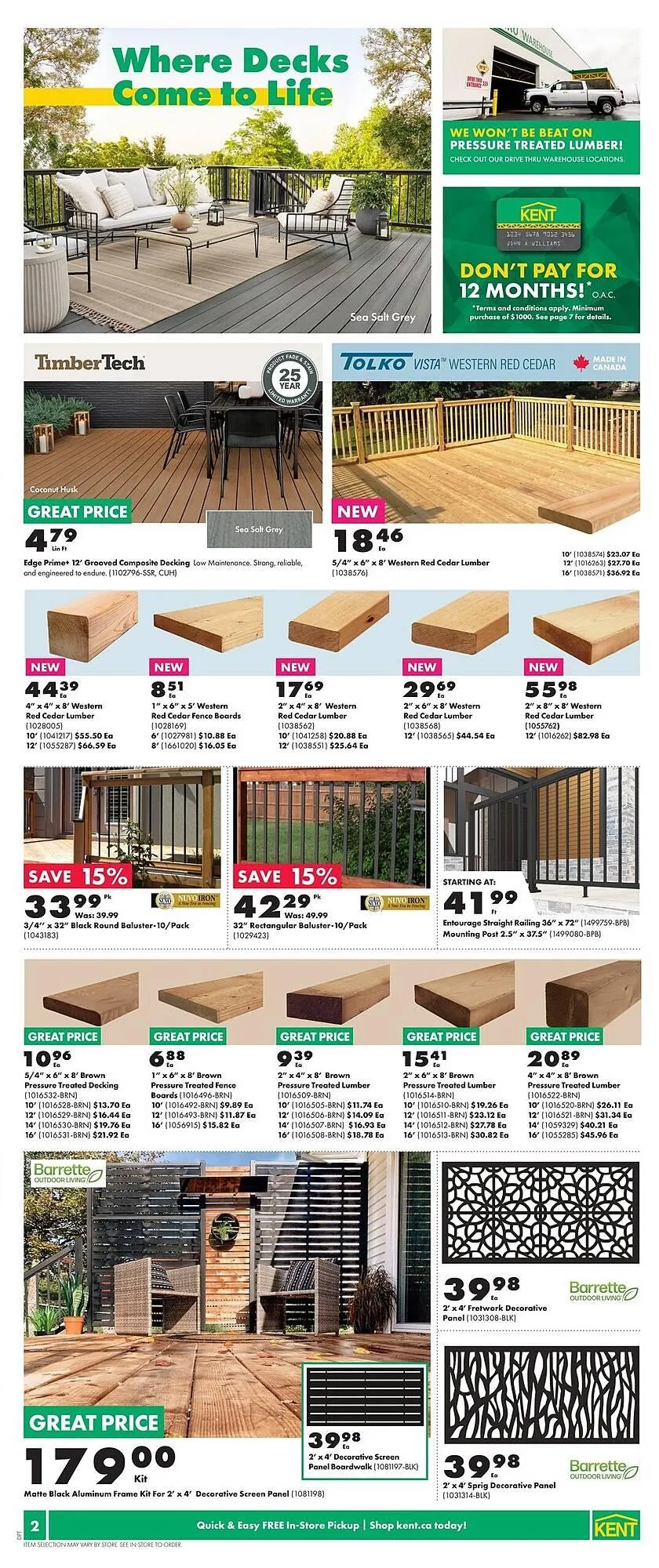 Kent flyer from April 2 to May 31 2025 - flyer page 4