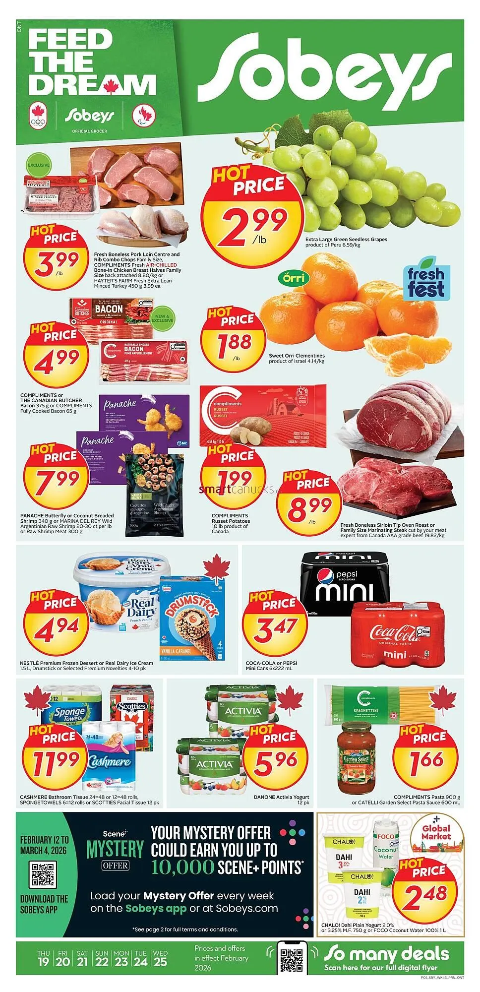 Sobeys flyer from February 26 to March 4 2026 - flyer page 1