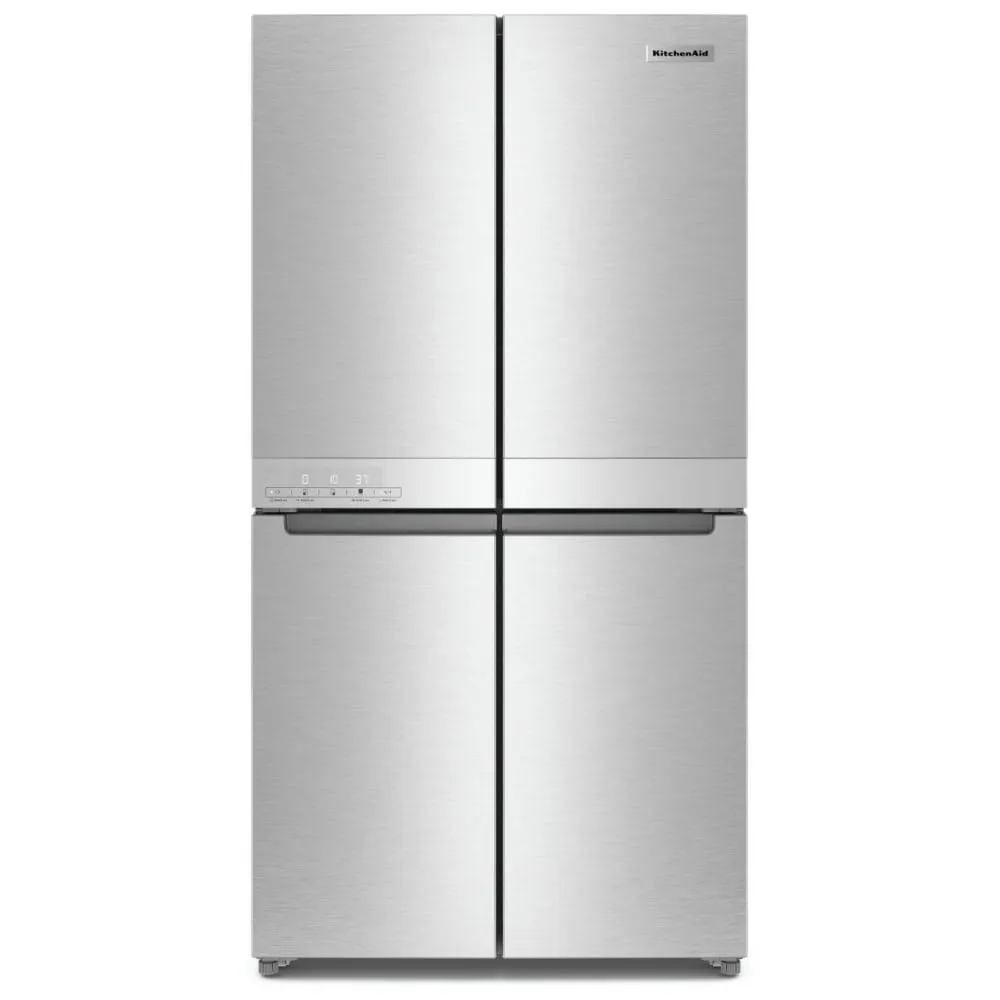KitchenAid KRQC506MPS French Door Refrigerator, 36 inch Width, ENERGY STAR Certified, Counter Depth, 19.4 cu. ft. Capacity, Metallic Steel colour ExtendFresh Temperature Management System