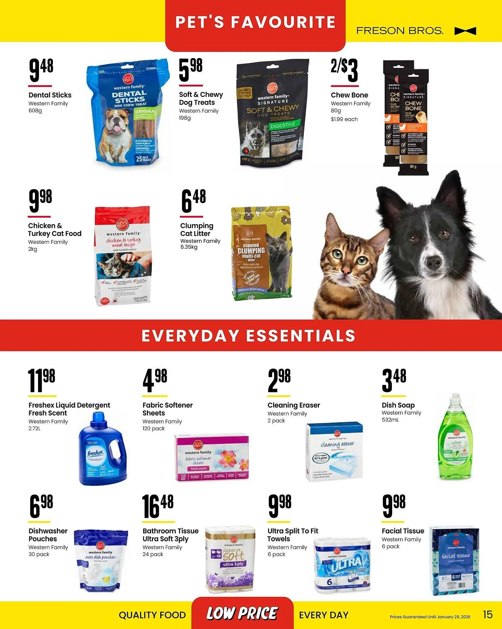 Freson Bros flyer from December 26 to January 29 2026 - flyer page 15