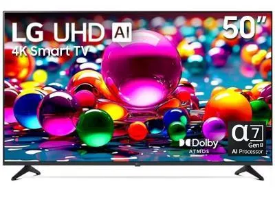 50" LG 50UA7700PUB UHD AI UA77 4K Smart TV 2025