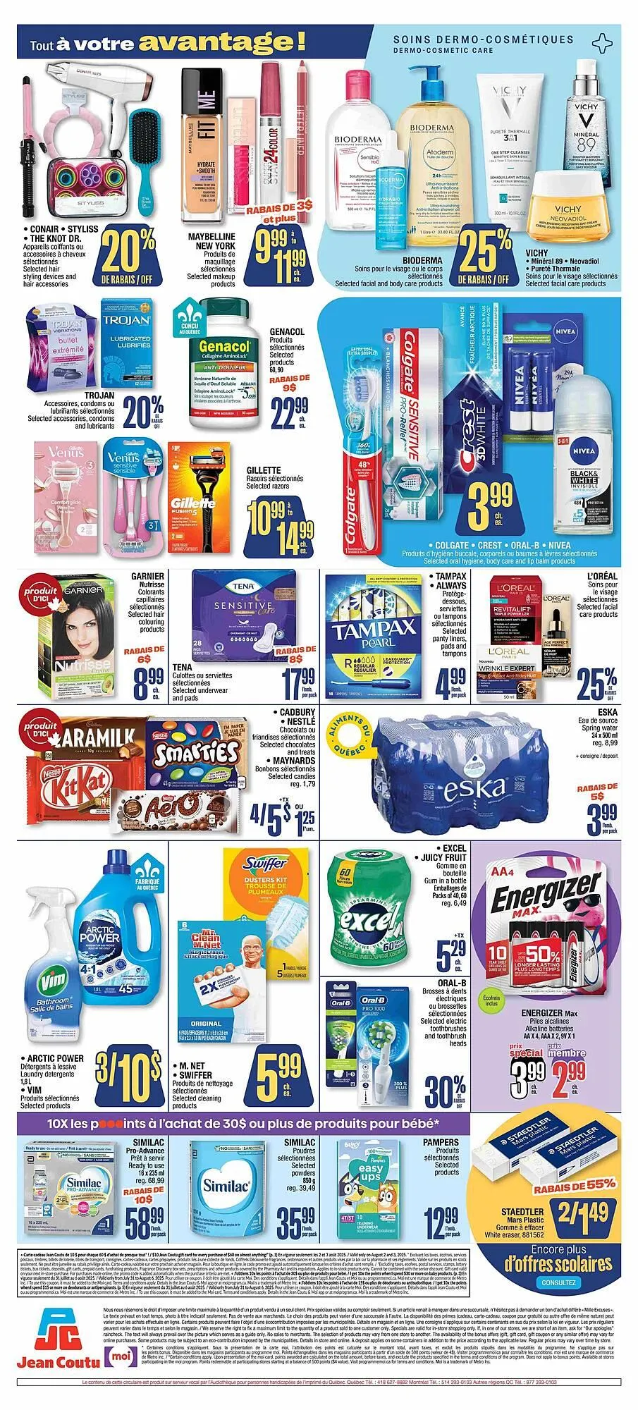 Jean Coutu flyer from July 31 to August 7 2025 - flyer page 2