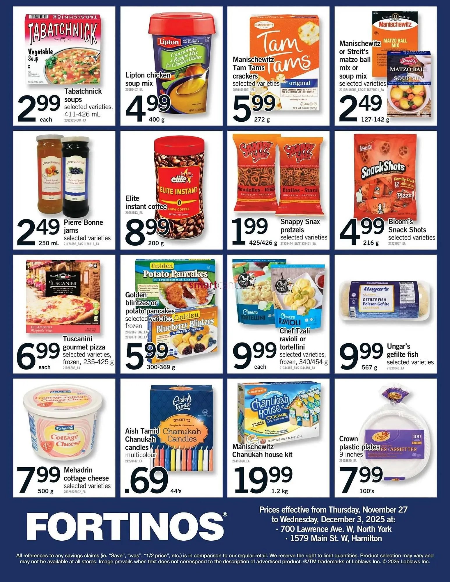 Fortinos flyer from November 27 to December 3 2025 - flyer page 28