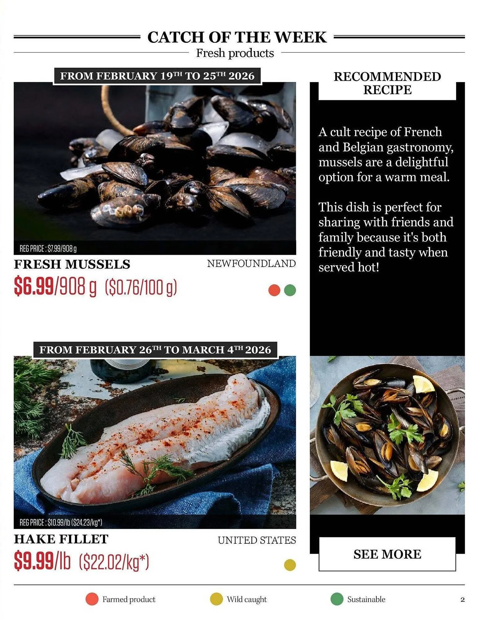 Odessa Poissonnier flyer from February 19 to February 26 2026 - flyer page 2