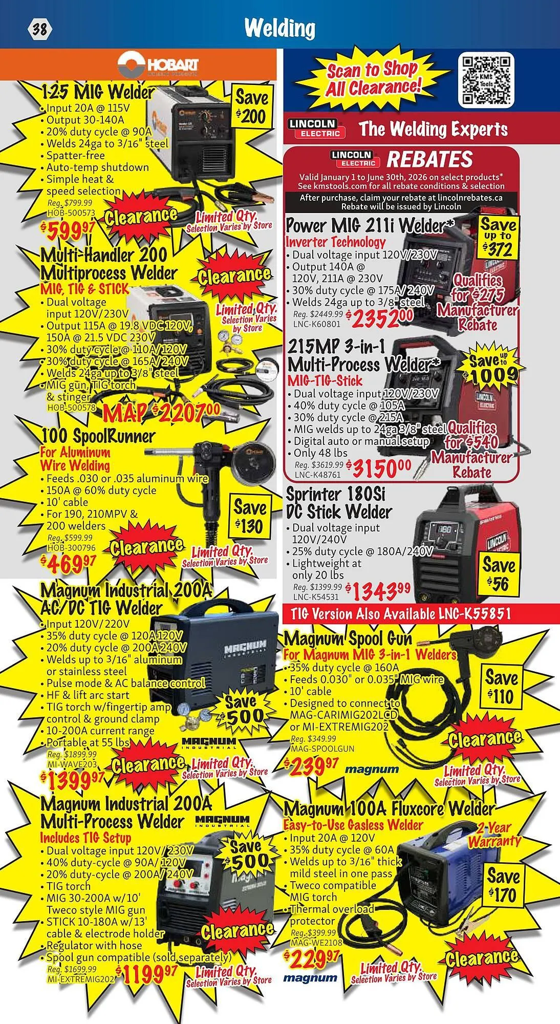 KMS Tools flyer from January 1 to January 31 2026 - flyer page 38