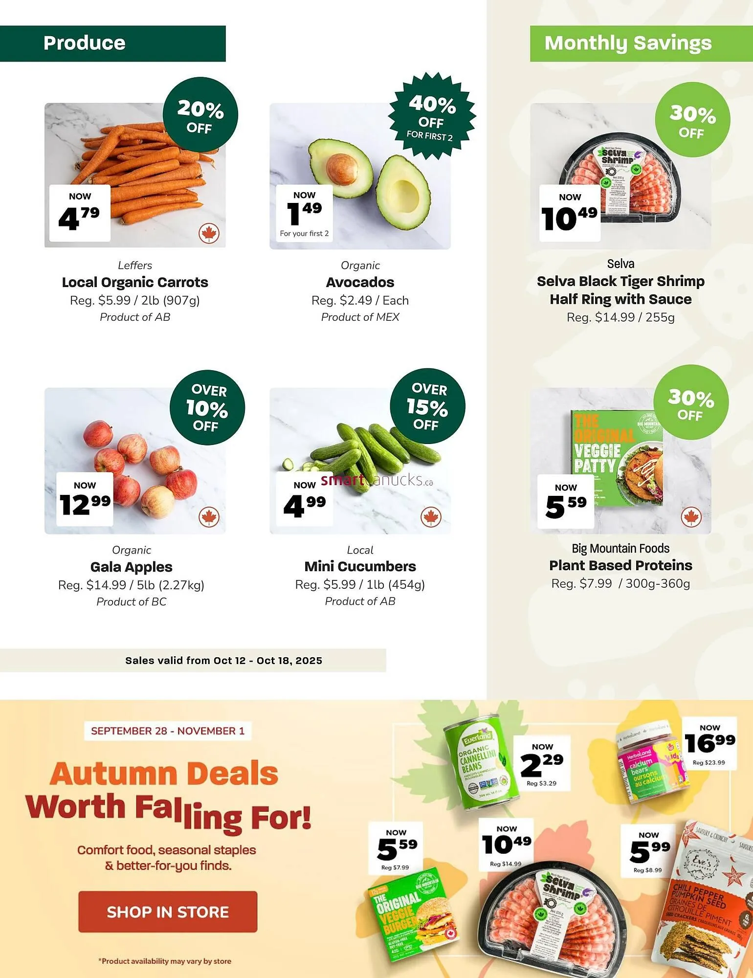 Blush Lane Organics flyer from October 12 to October 25 2025 - flyer page 2