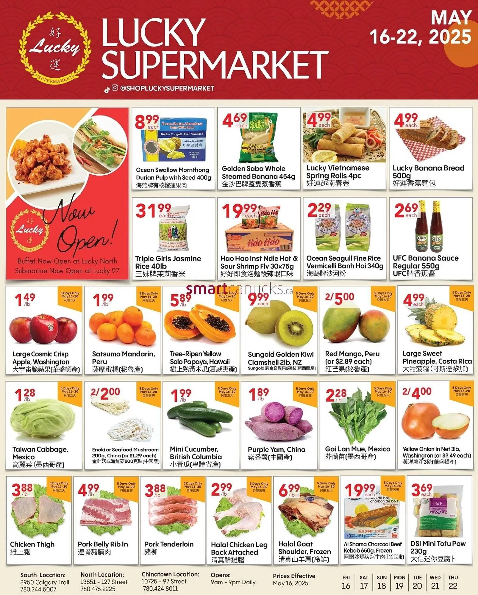 Lucky Supermarket flyer from May 16 to May 22 2025 - flyer page 1