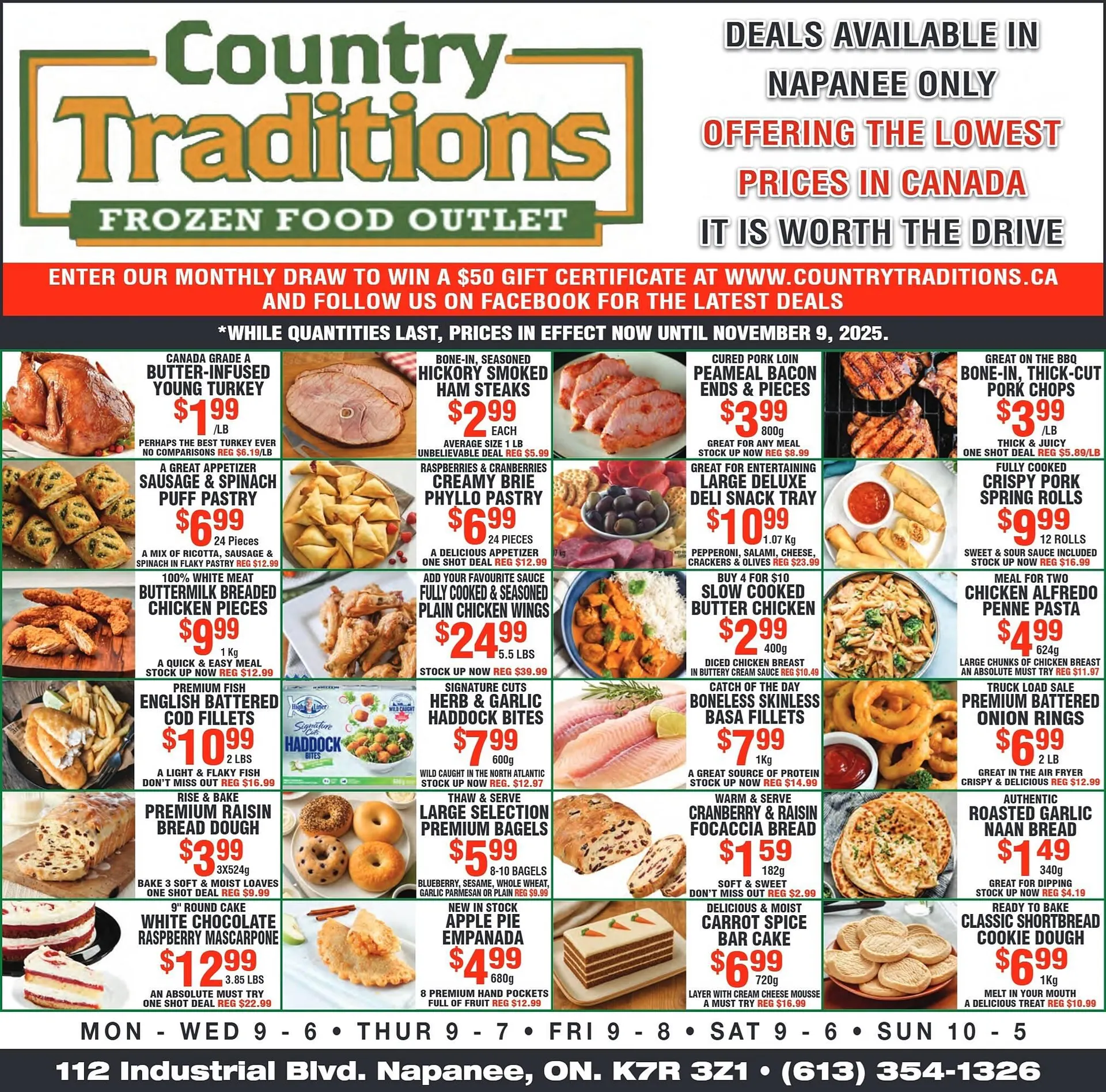 Country Traditions flyer from November 6 to November 12 2025 - flyer page 1