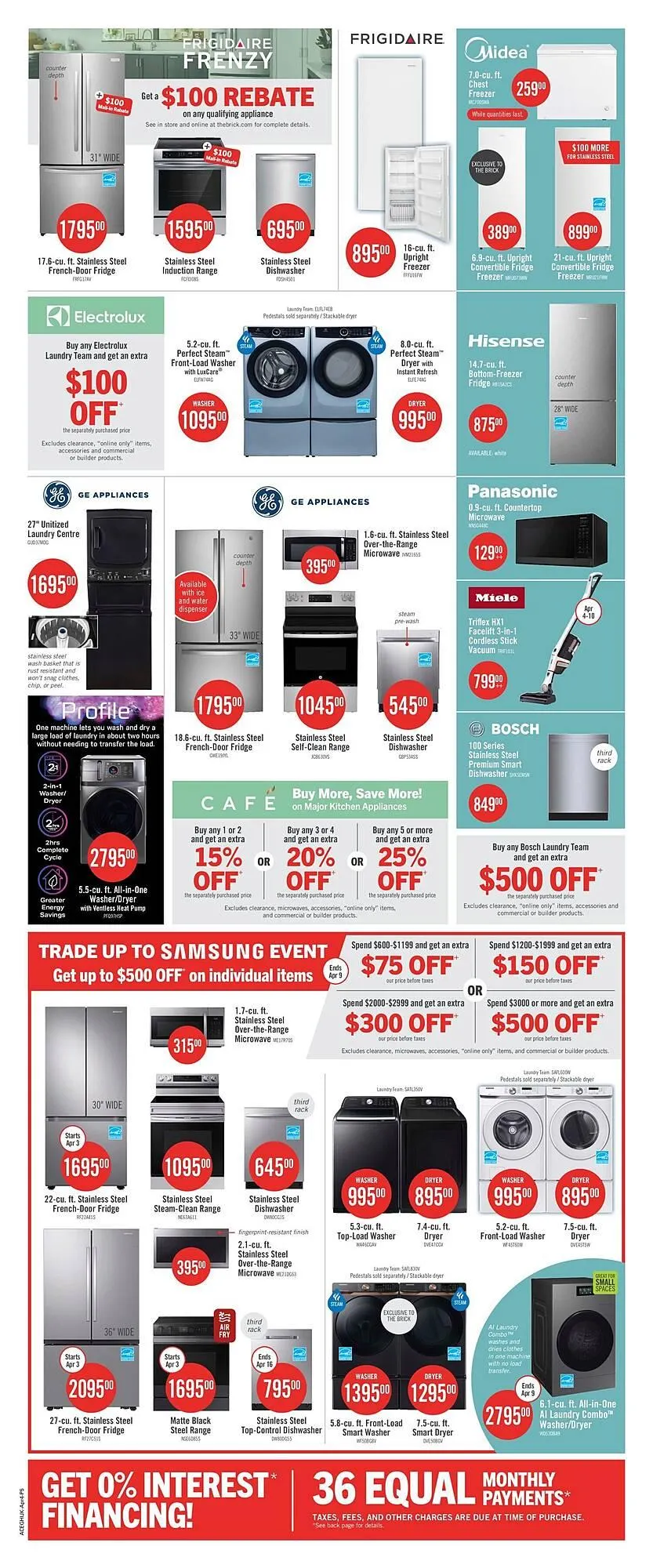 The Brick flyer from April 1 to April 18 2025 - flyer page 17