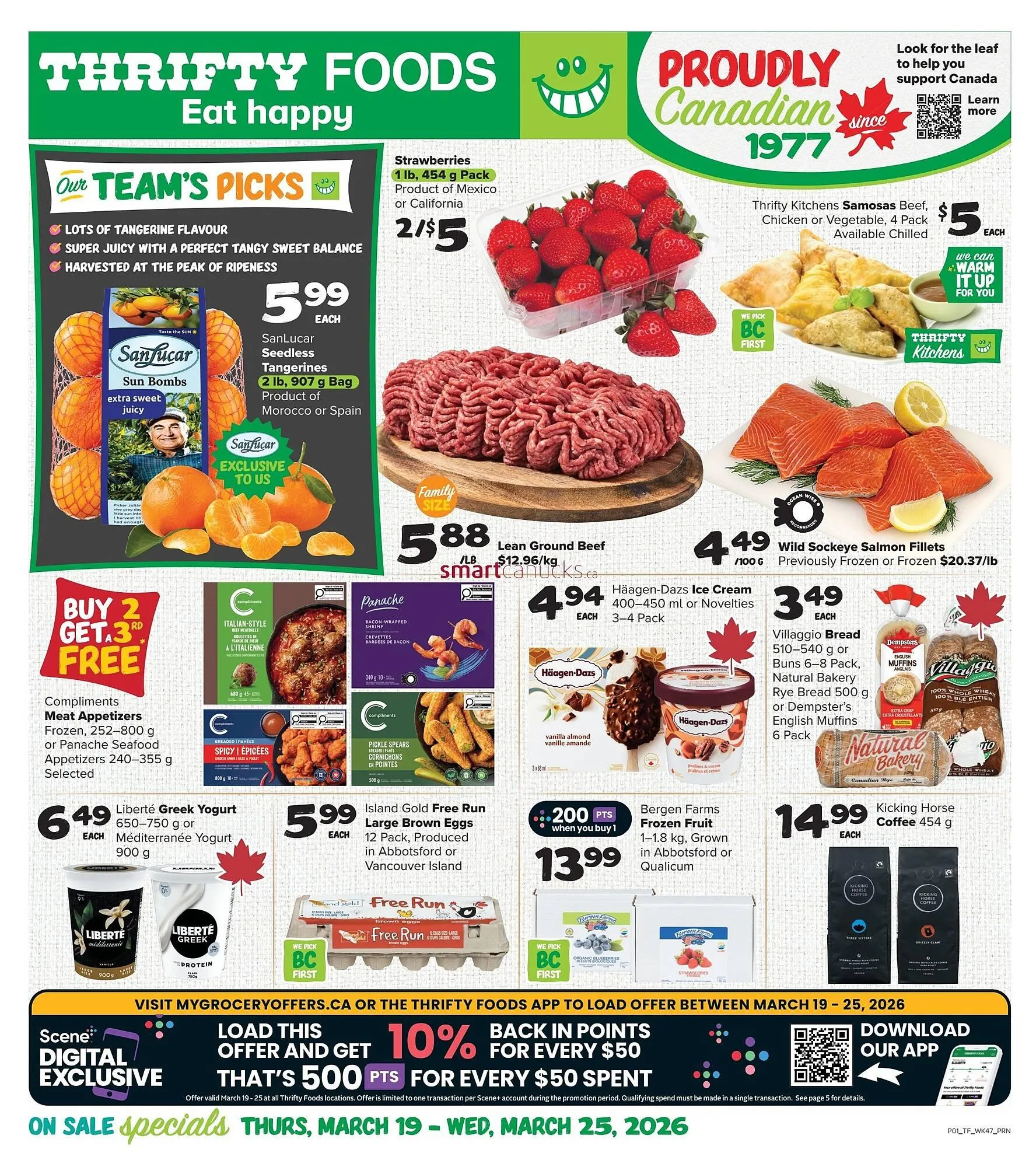 Thrifty Foods flyer from March 19 to March 25 2026 - flyer page 1