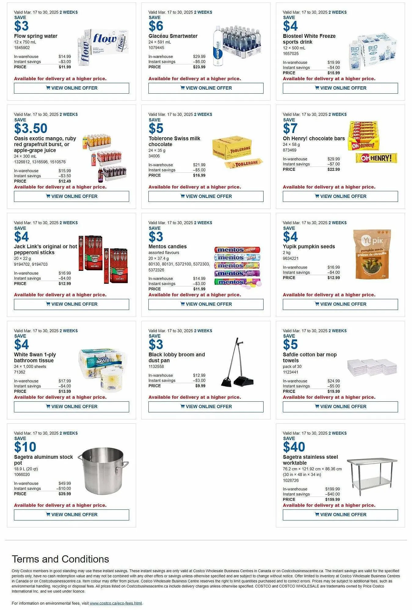 Costco flyer from March 17 to March 31 2025 - flyer page 2