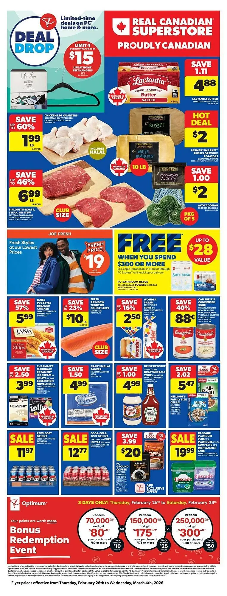 Real Canadian Superstore flyer from February 26 to March 5 2026 - flyer page 1