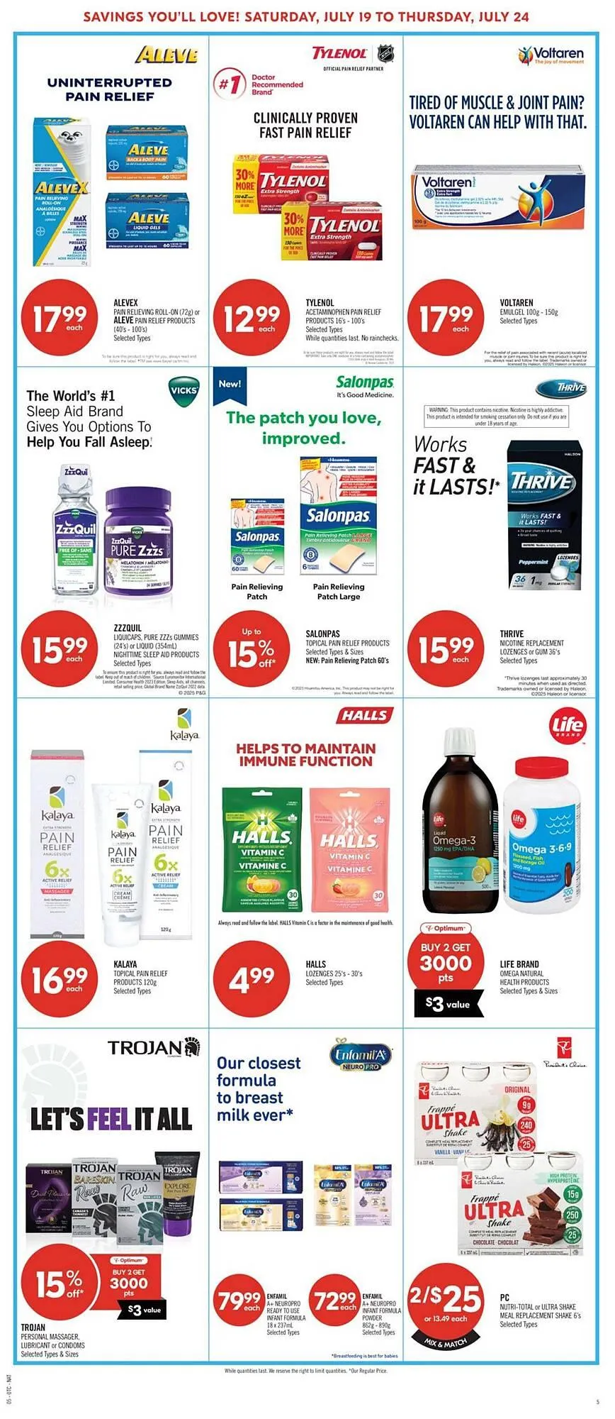 Shoppers Drug Mart flyer from July 19 to July 25 2025 - flyer page 10