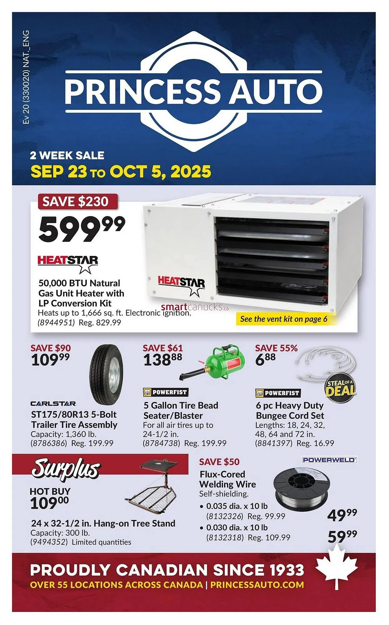 Princess Auto flyer from September 18 to September 24 2025 - flyer page 1