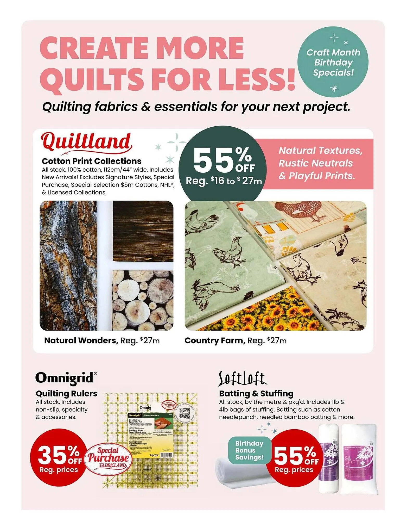 Fabricland flyer from March 2 to March 16 2026 - flyer page 4