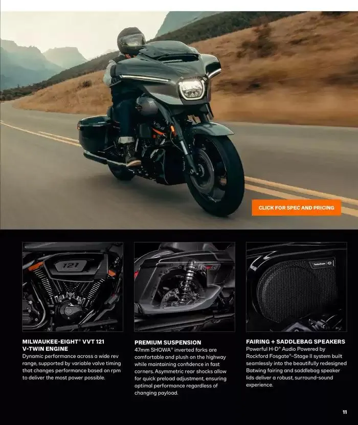 Harley Davidson 2025 Brochure from February 6 to February 6 2026 - flyer page 11