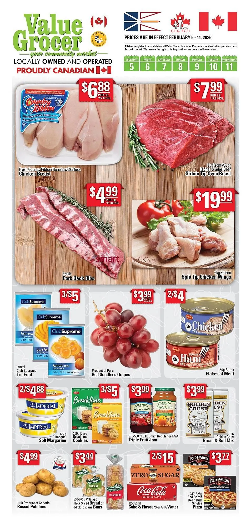 Value Grocer flyer from February 5 to February 11 2026 - flyer page 1
