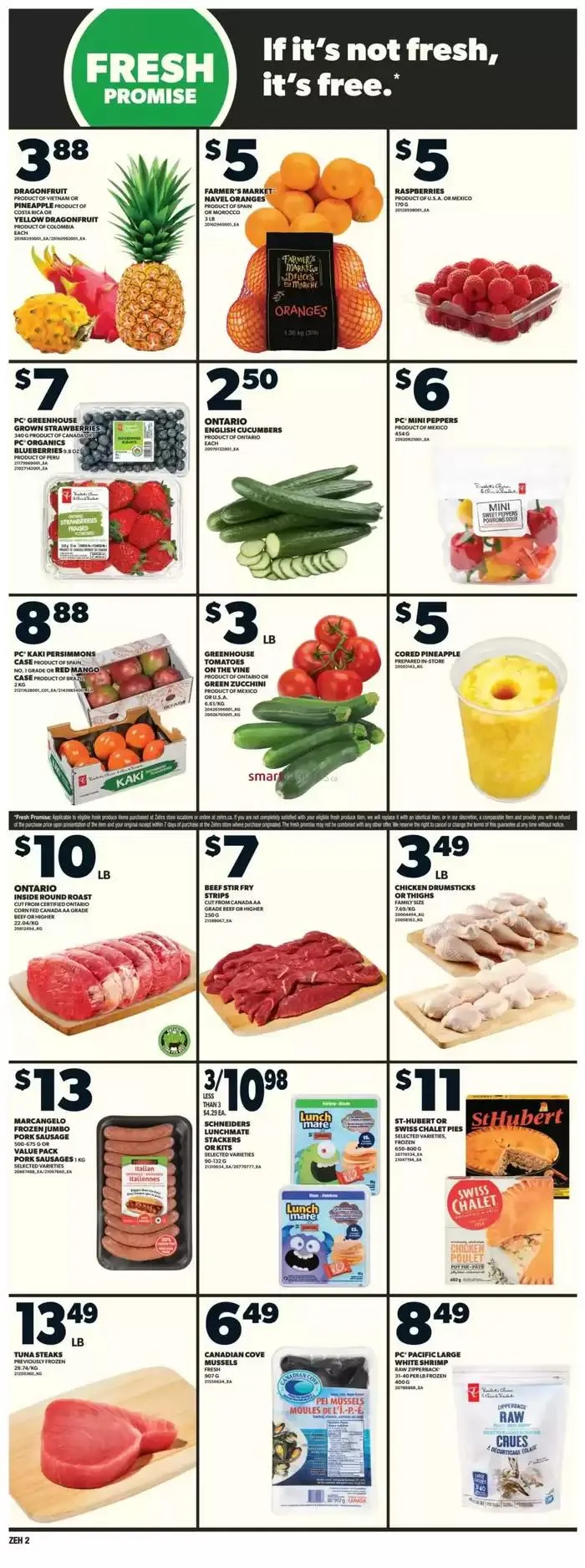 Zehrs Markets weeky flyer from January 2 to January 8 2025 - flyer page 18