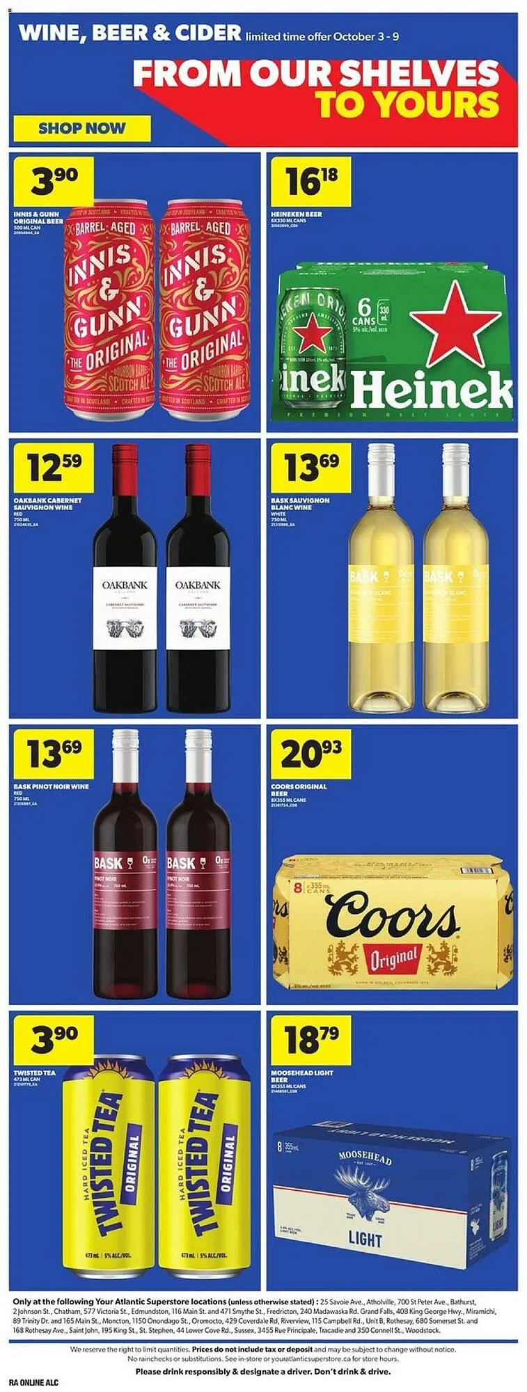 Atlantic Superstore flyer from October 3 to October 9 2024 - flyer page 16