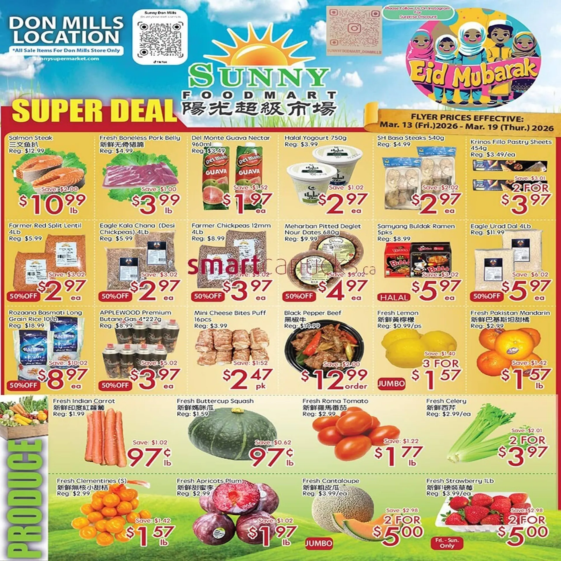 Sunny Food Mart flyer from March 13 to March 19 2026 - flyer page 1