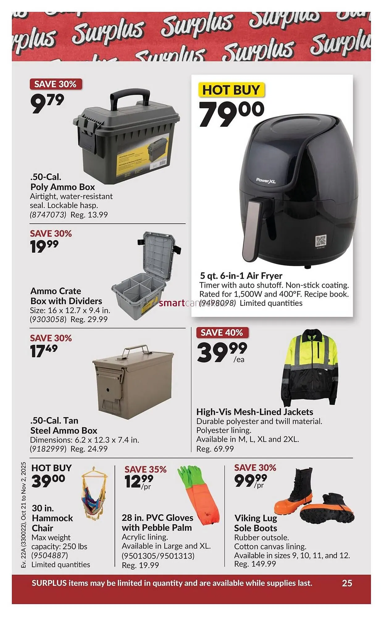 Princess Auto flyer from October 16 to October 26 2025 - flyer page 31