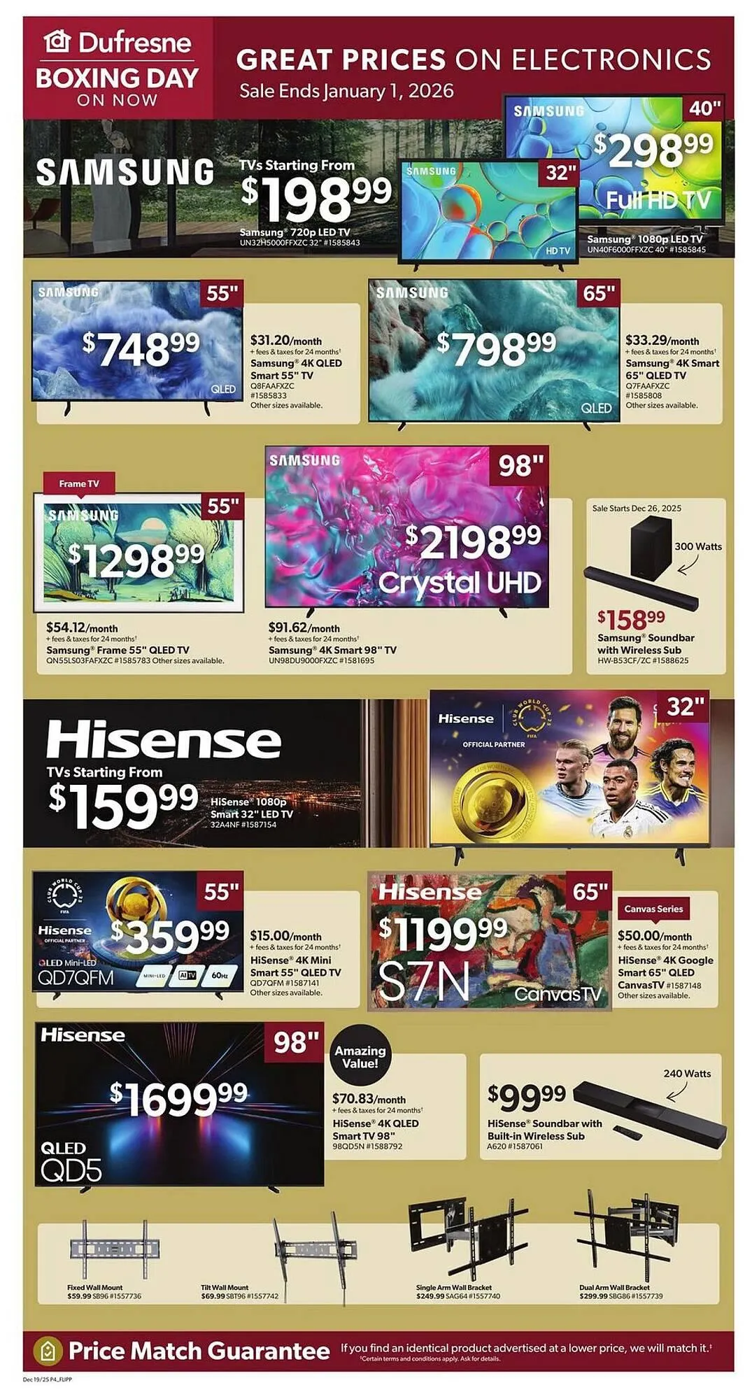 Dufresne flyer from December 19 to January 6 2026 - flyer page 4