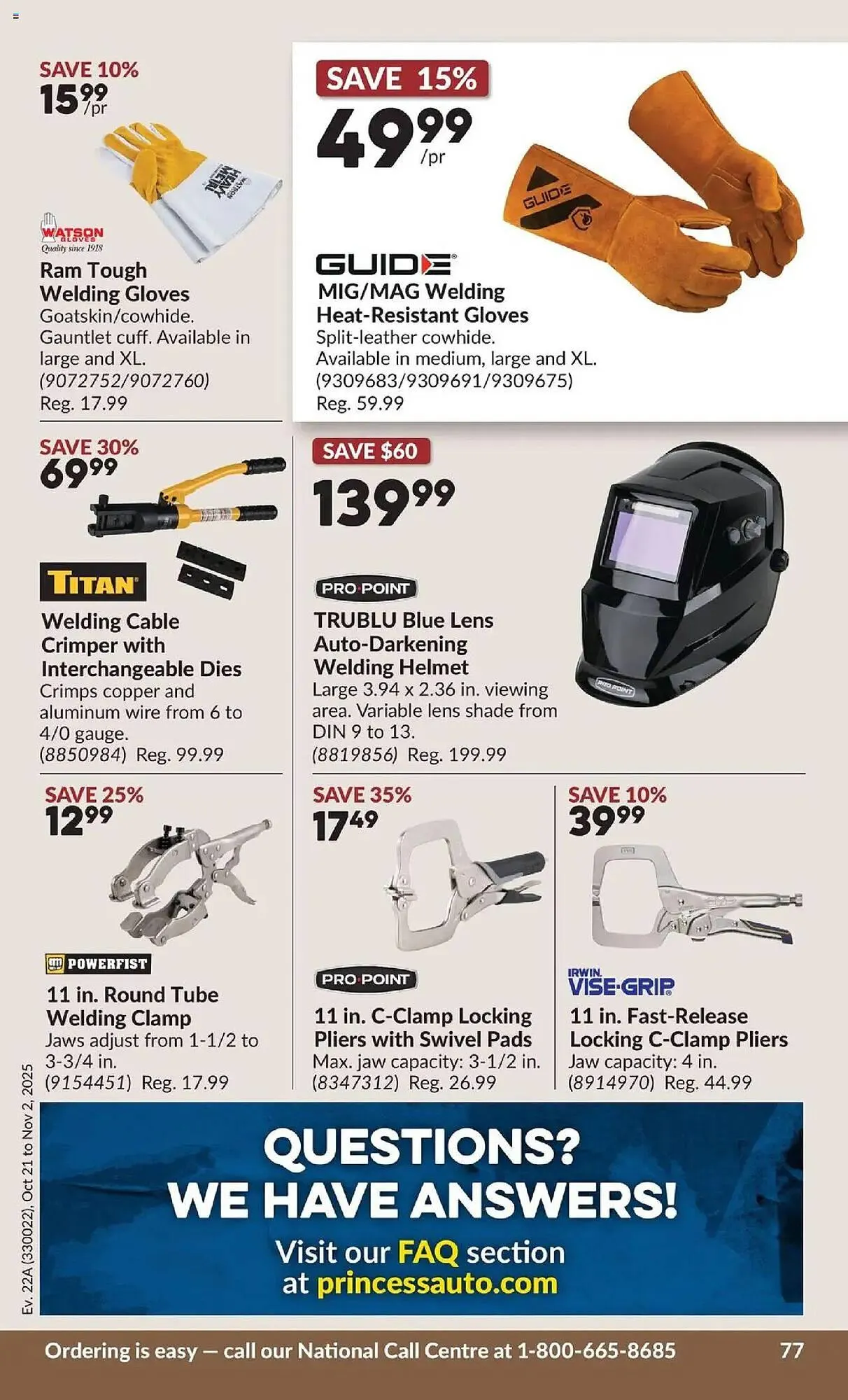 Princess Auto flyer from October 21 to November 2 2025 - flyer page 98
