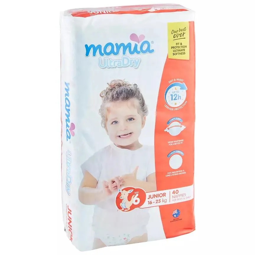 Size 6 Nappies 16-25kg 40 Pack