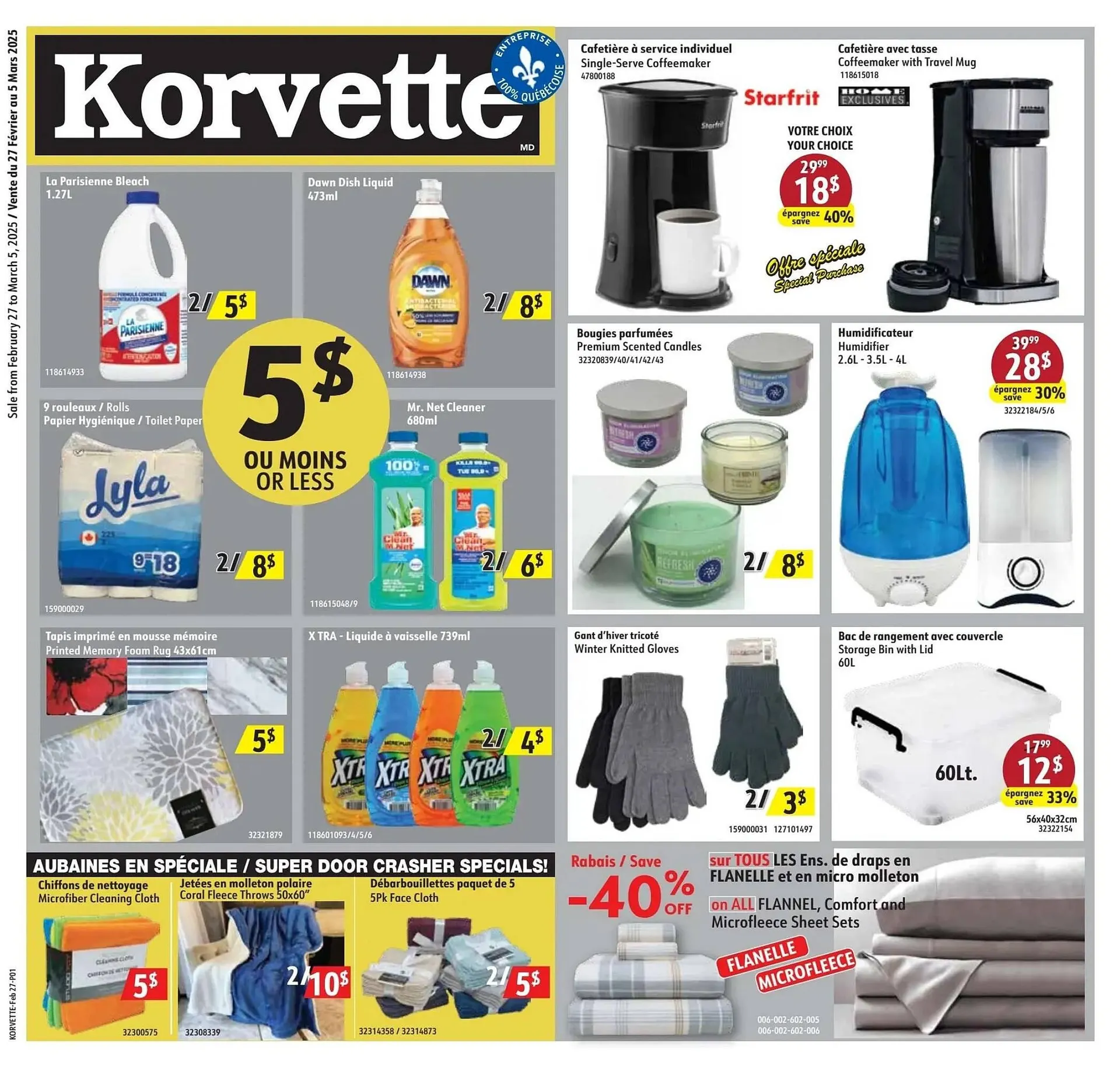 Korvette flyer - 1