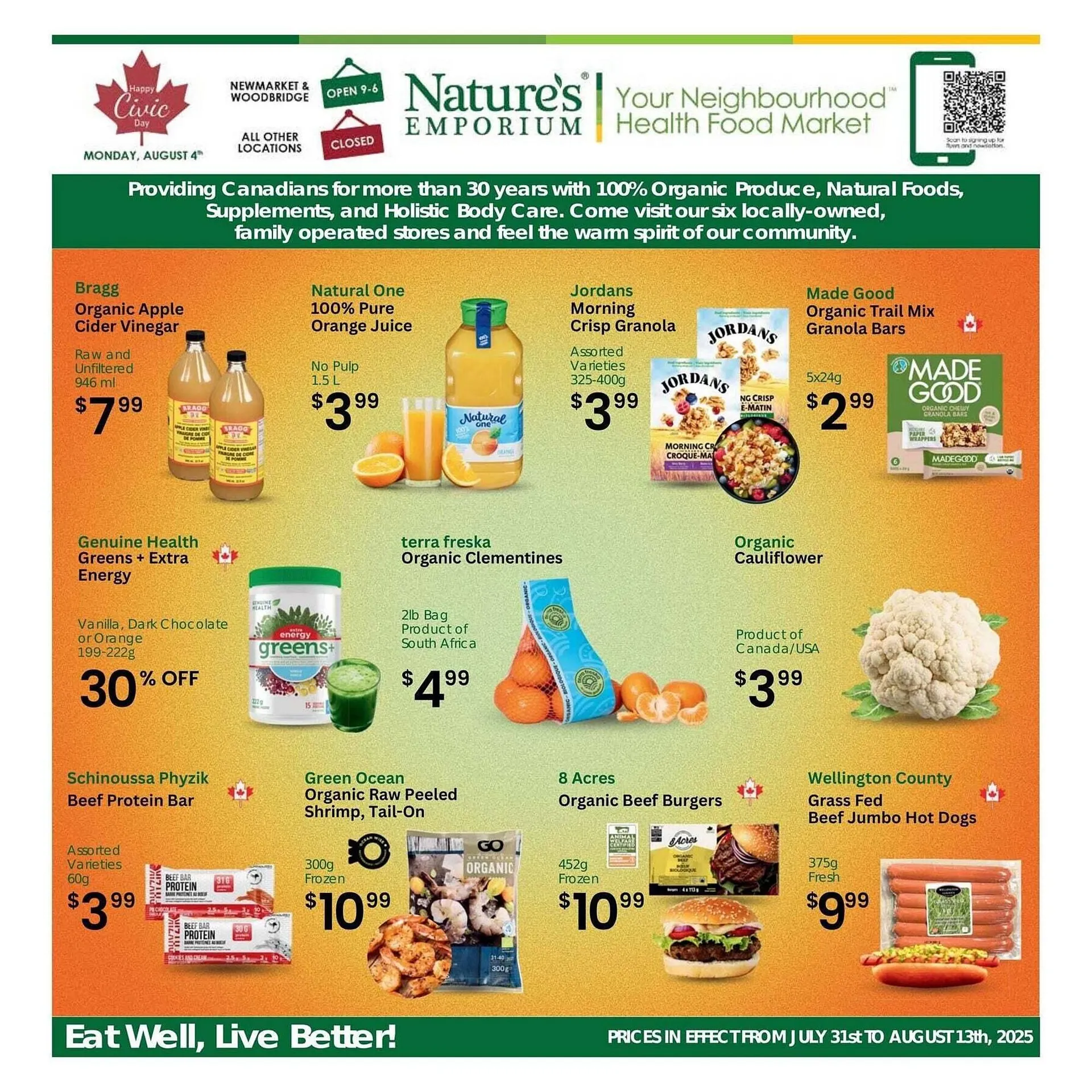 Natures Emporium flyer - 1