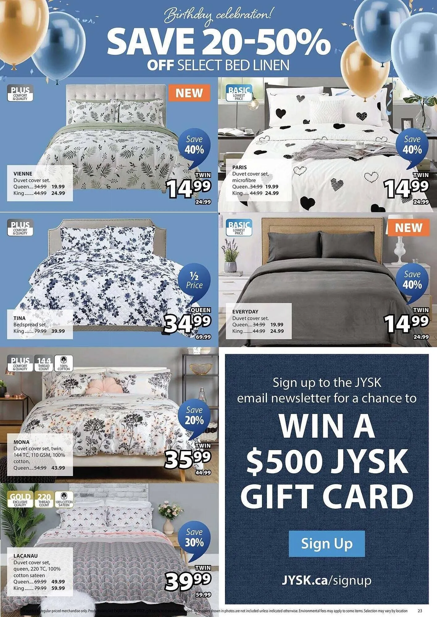 JYSK flyer from March 27 to April 3 2025 - flyer page 23