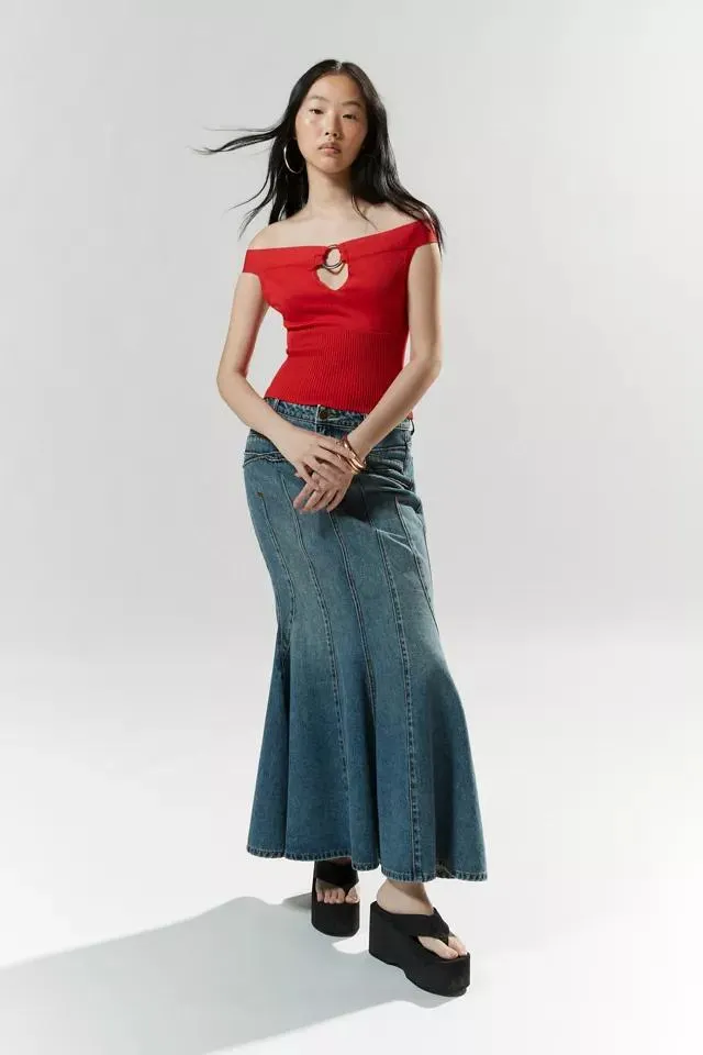 Silence + Noise Olivia Off-The-Shoulder Sweater