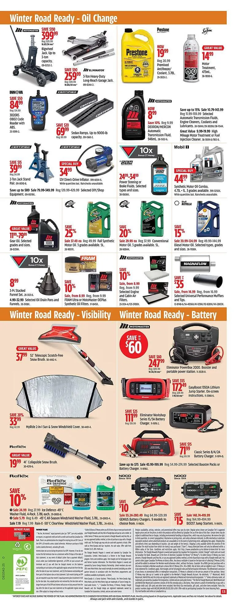 Canadian Tire flyer from October 9 to October 15 2025 - flyer page 13