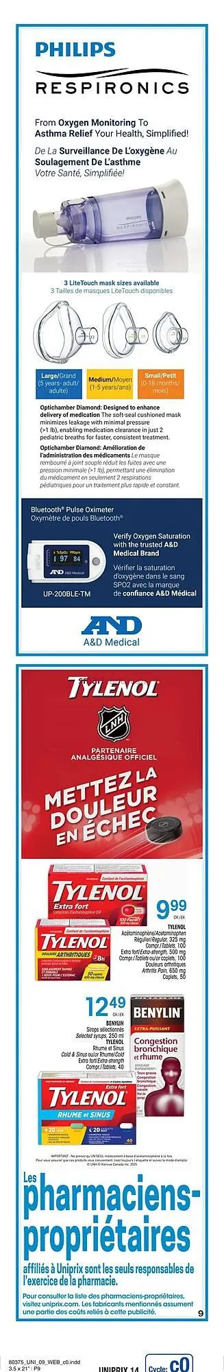 Uniprix flyer from March 27 to April 2 2025 - flyer page 3