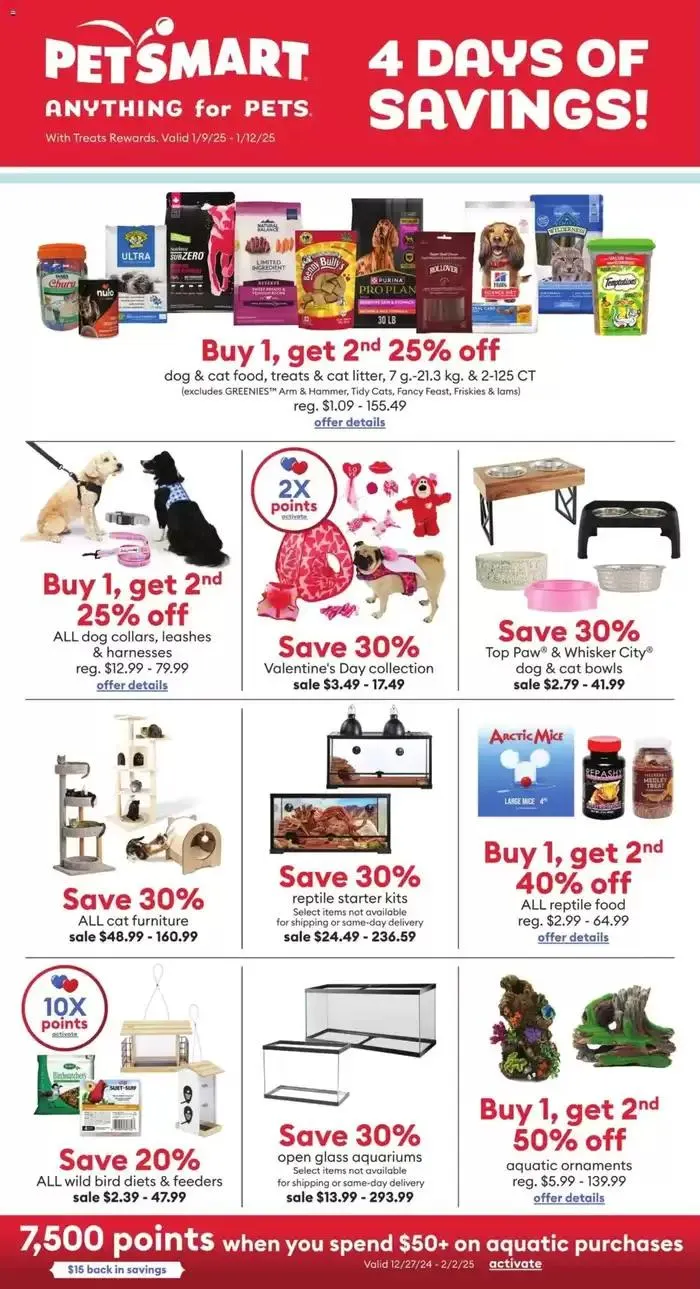 Petsmart weekly flyer from January 9 to January 12 2025 - flyer page 1
