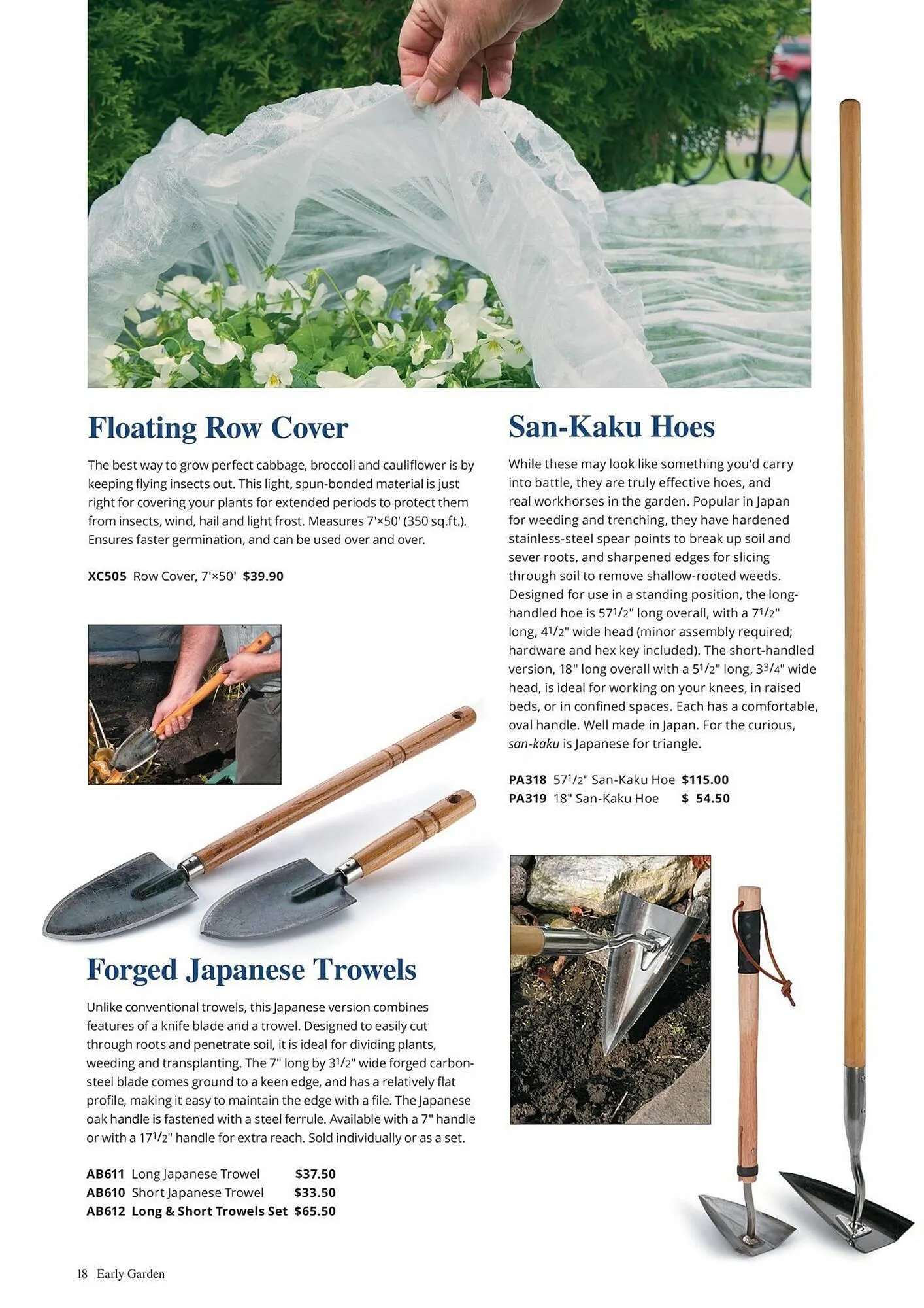 Lee Valley Tools catalogue from March 13 to April 30 2026 - flyer page 18