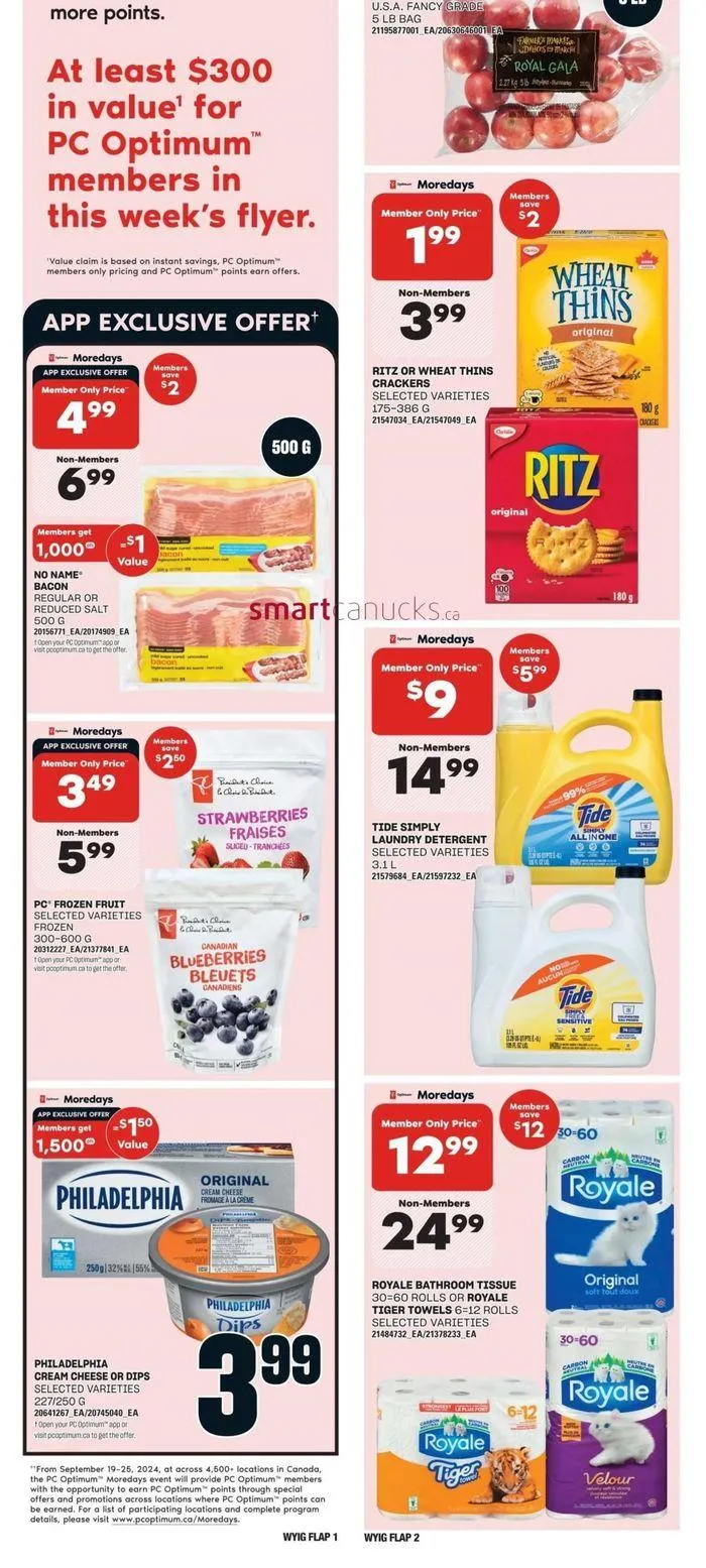 Independent Grocer weeky flyer from September 19 to September 25 2024 - flyer page 1