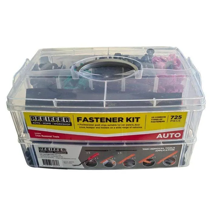 Pfeiffer 725 Piece Auto Fastener Kit