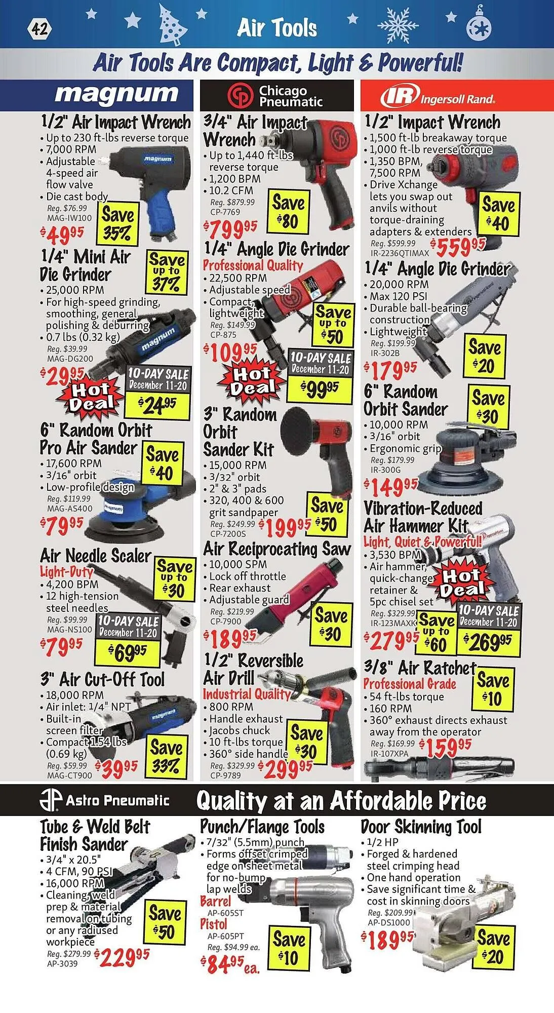 KMS Tools flyer from December 1 to January 1 2026 - flyer page 42
