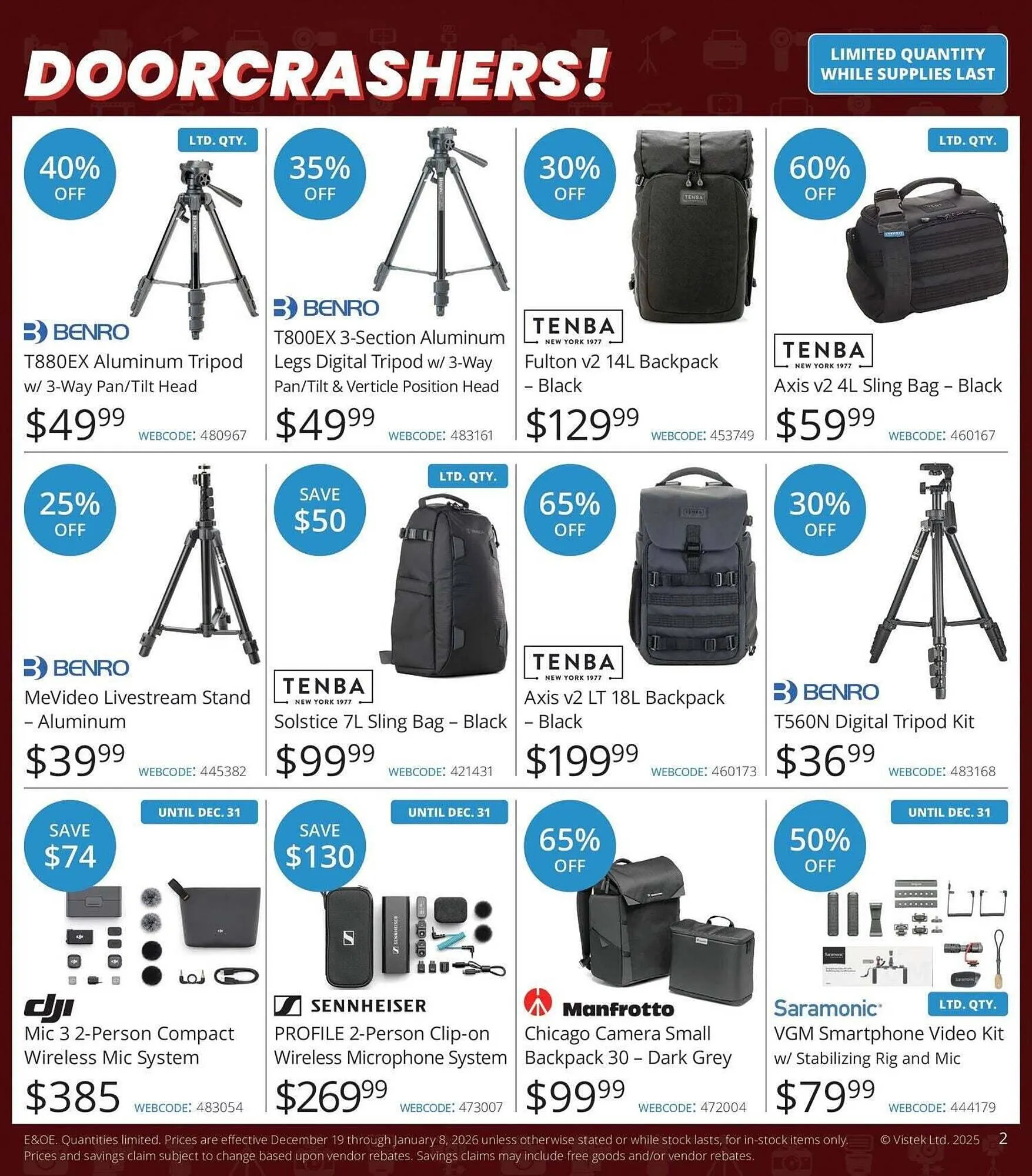 Vistek flyer from December 19 to December 27 2025 - flyer page 2