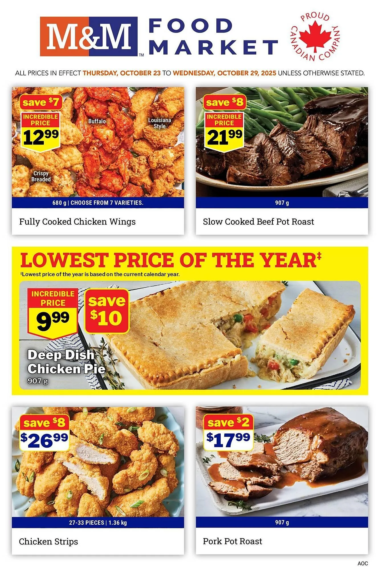 M & M Food Market flyer from October 23 to October 30 2025 - flyer page 1
